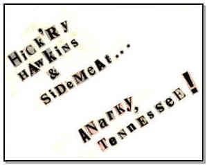 Anarky, Tennessee CD picture